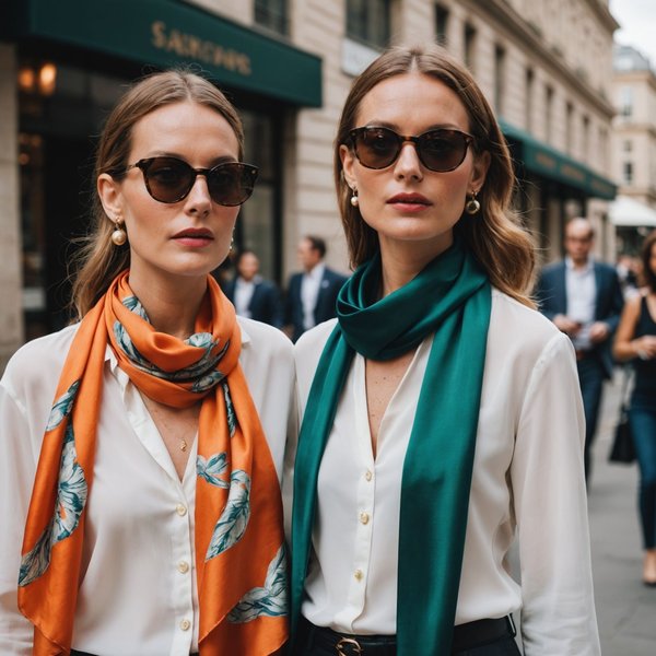Quelles sont les meilleures façons de porter des foulards en soie pour un look d'été élégant?